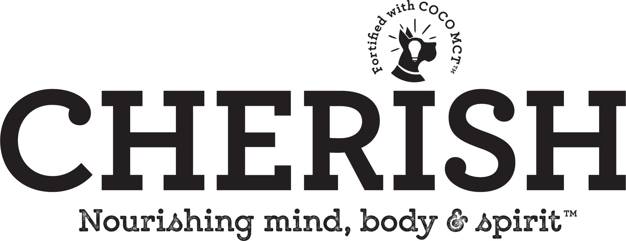 Cherish Logo Dog_Black-1