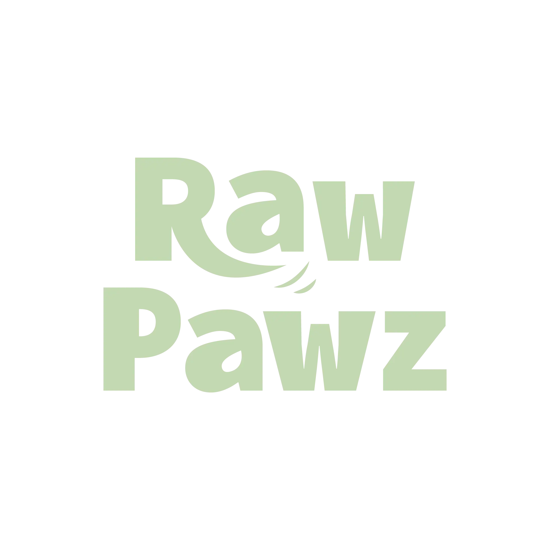 RawPawz_Logo_Social_Media_Green_on_White